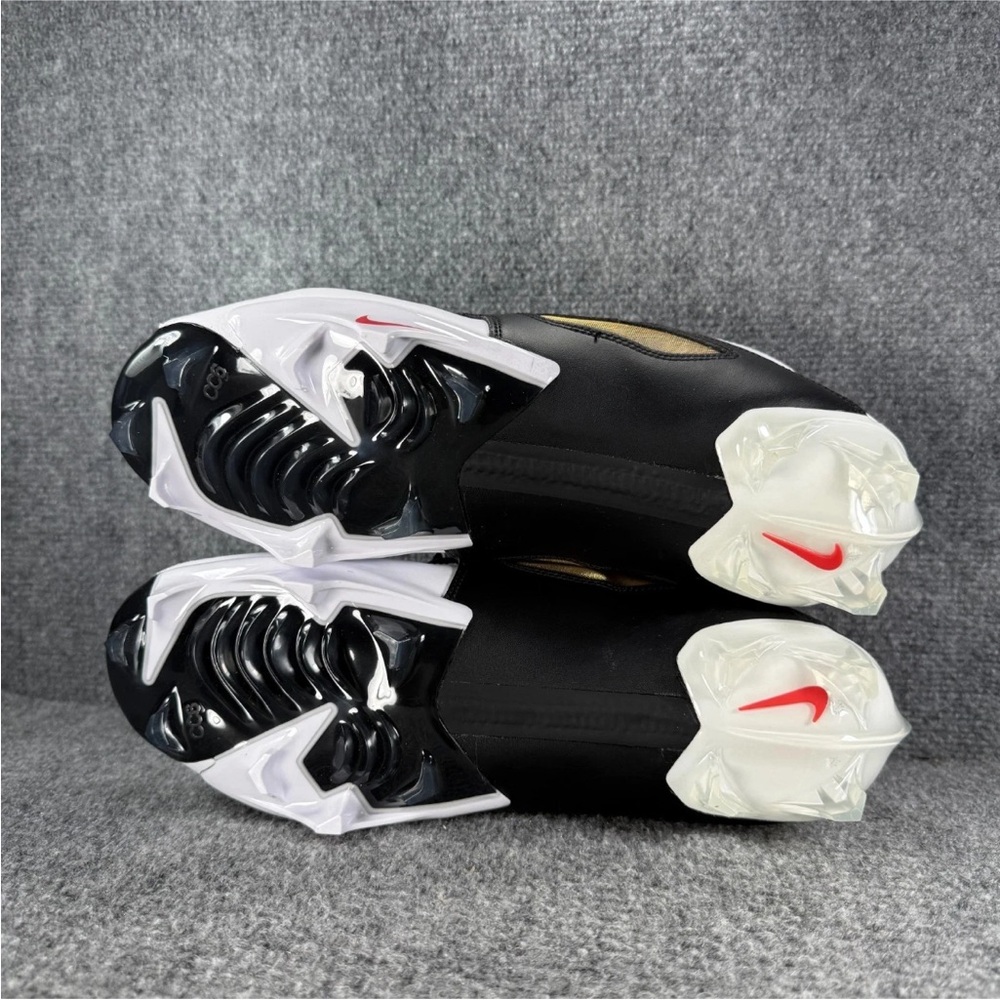Nike Diamond Turf 93 TD '49ers' White Black Red HF5298-100 Men's Size 7 Cleats - Picture 4 of 5